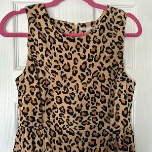 Leopard print dress